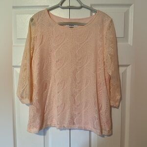 Pink Lace Top